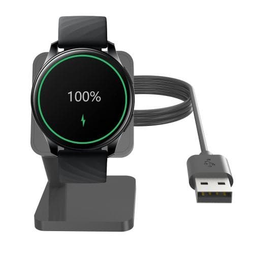 Laderdokk for OnePlus Watch Lader Smartklokke Bærbar Black