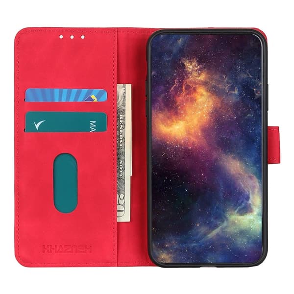 KHAZNEH Til Xiaomi 17T Pungcover Retro Red