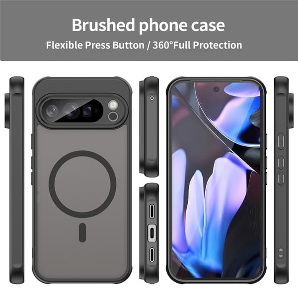 Magnetisk mobildeksel for Google Pixel 10 Pro XL Black