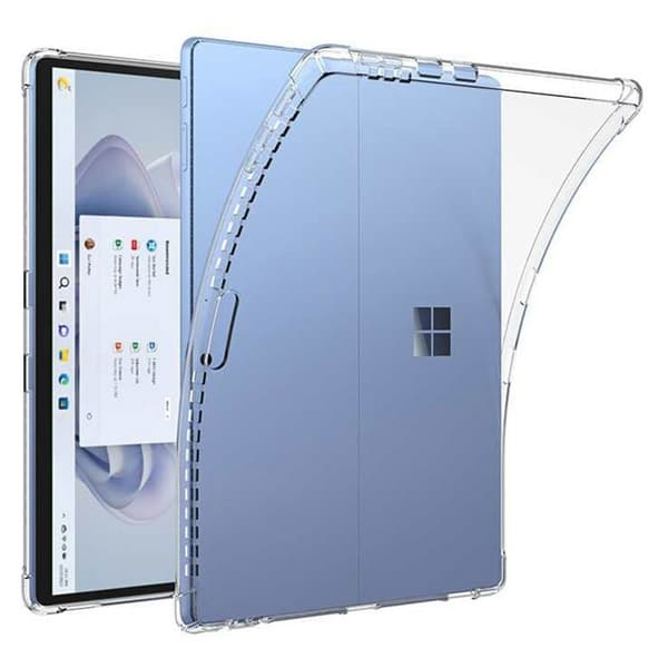 Gjennomsiktig deksel til Microsoft Surface Pro 7 6 5 4 støtsikkert TPU-deksel Transparent