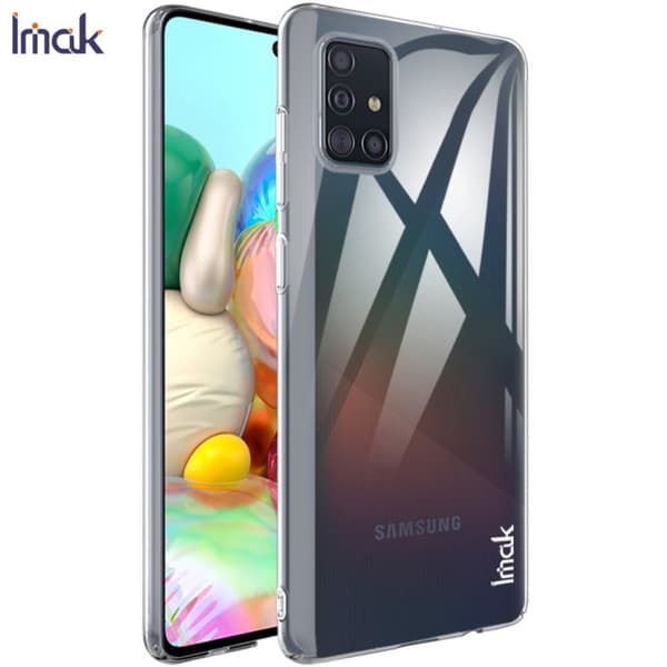 IMAK Hard plastdeksel til Samsung Galaxy A71 Transparent