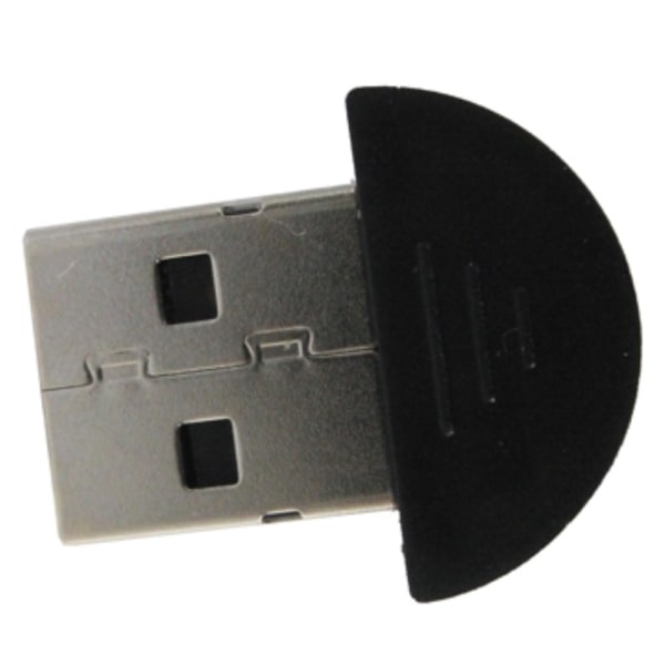 Super Mini USB Bluetooth 2.0 Adapter Dongle - Driverløs; AS 3620 Black