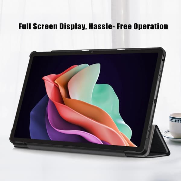 Kolminkertainen jalustan kansi Lenovo Tab P11 Gen 2:lle Black
