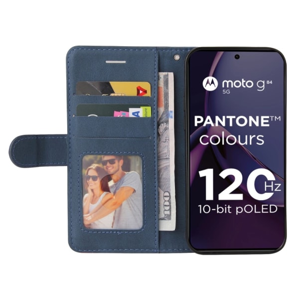 KT Plånboksfodral till Motorola Moto G84 - Blå Grön