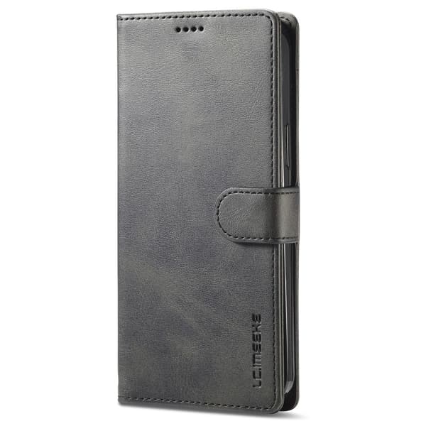 LC.IMEEKE Wallet Stand Etui til iPhone 15 Pro Black