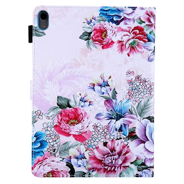 Til iPad 10.9 (2022) Tabletetui Cover Foldbart stativ - Peony Red