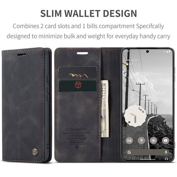 CASEME Pungcover med Stander til Google Pixel 11 Pro XL Black
