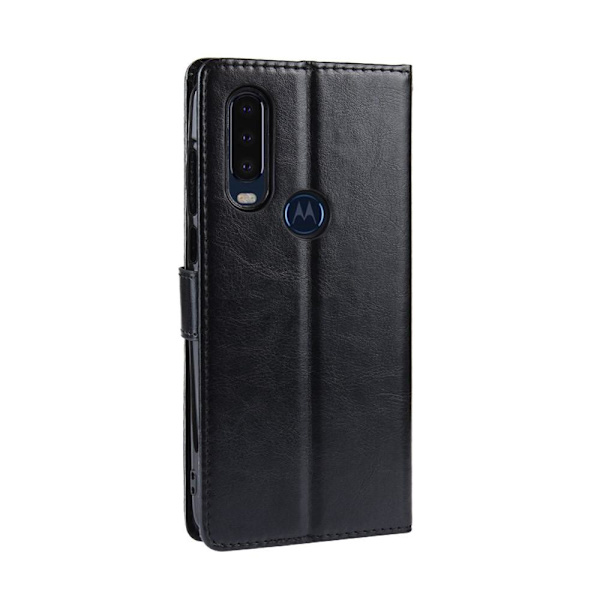 Motorola One Action Lommebok-deksel Svart Black