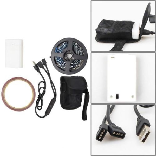 Xiaomi M365 skoter Hög ljusstark LED Strip Light Batteridriven färgglad ljusrep multifärg