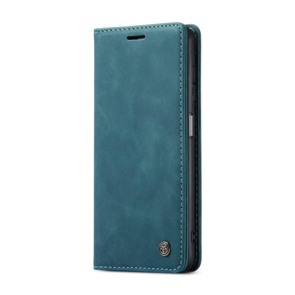 CASEME Retro Wallet Case for Samsung Galaxy A12 - Blue Blue