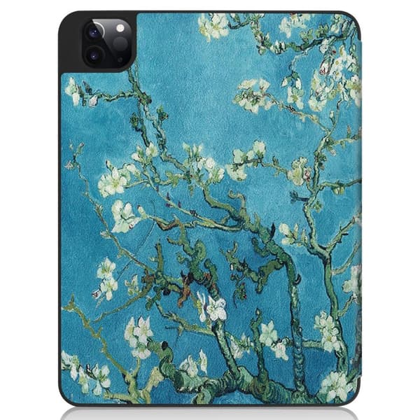 iPad Pro 11 2021 Trippelcover med smal passform - Blomst Multicolor