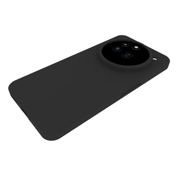Til Nothing Phone (3a) Pro Etui Mat Finish Blødt TPU Cover Black