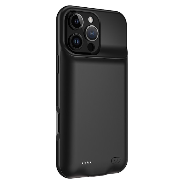 Laderetui med 7000 mAh oppladbart batteri for iPhone 16 Pro Transparent
