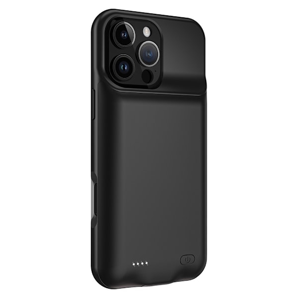 Til iPhone 16 Pro 7000mAh genopladeligt batteriskal opladningsetui Powerbank Transparent