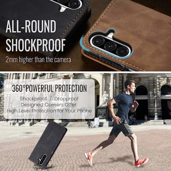 Til Samsung Galaxy A37 5G CASEME Pungetui sort