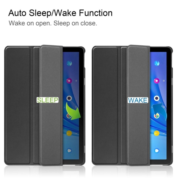tand Slim Fit Cover TCL TAB 10s (10.1") Sleep/Wake - Sort Black