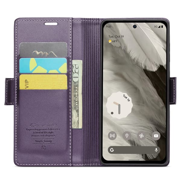 CASEME Plånboksfodral till Pixel 8 - Lila Lila