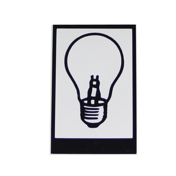 HAT PRINCE Stylish Chic Decal Sticker - iPad Couple in Bulb