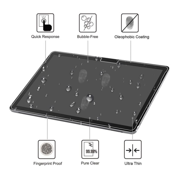 Karkaistun lasin näytönsuoja Surface Go 2/G 3: lle Transparent