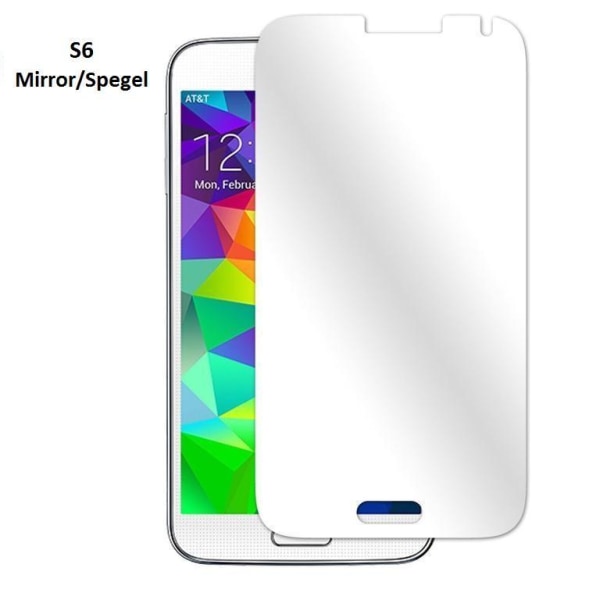 Spegel/Mirror Skärmskydd till Samsung Galaxy S6 Transparent