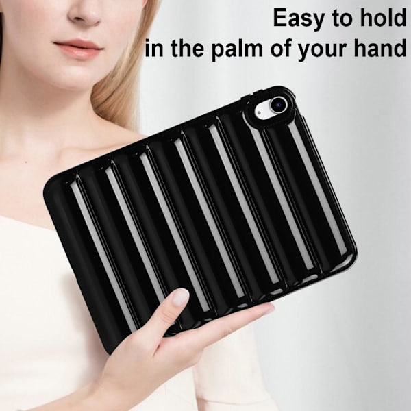 Til iPad 10.9 (2022) Candy Color TPU-cover Black