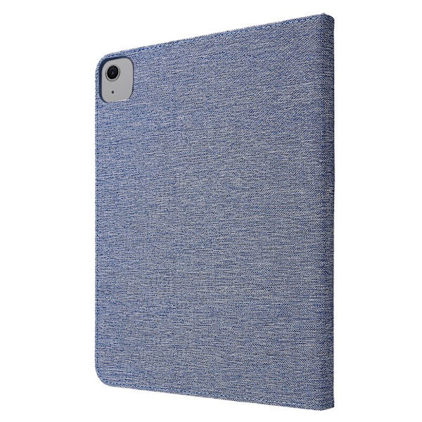 Til iPad Air 13 (2024) Tabletetui Dækstofstruktur - Blå Blue