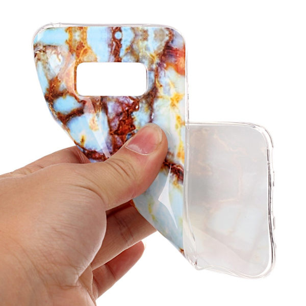 Samsung Galaxy S8 TPU Marmor - Style G Transparent