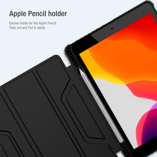 NILLKIN Apple iPad 10.2 2019/2020/2021 Stødsikker kofangeretui - Sort Black
