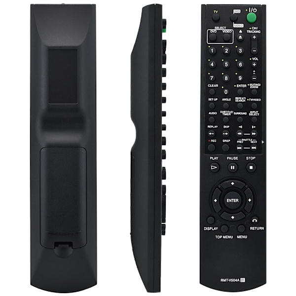 Fjernkontroll erstatning for RMT-V504A for Sony DVD Black