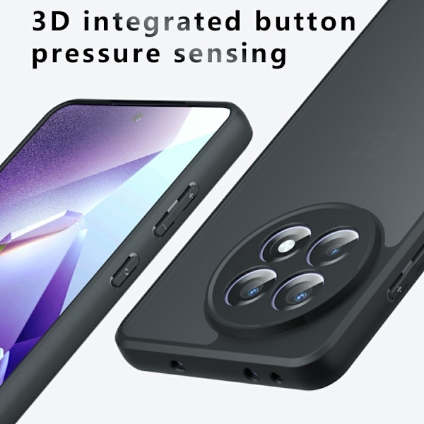 Telefonfodral TPU Skal bakskal OnePlus OnePlus 13R - Svart Svart