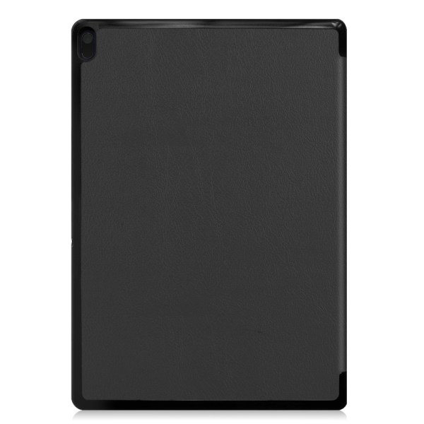 Kolminkertainen jalustan cover Lenovo Tab E10:lle - musta Black