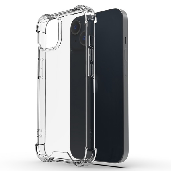 iPhone 15 Shell Case -kotelolle TPU-kehys + akryylitakapuhelinkotelo Transparent