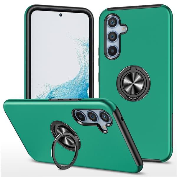 Mobildeksel med Ringholder for Samsung Galaxy A37 5G Green