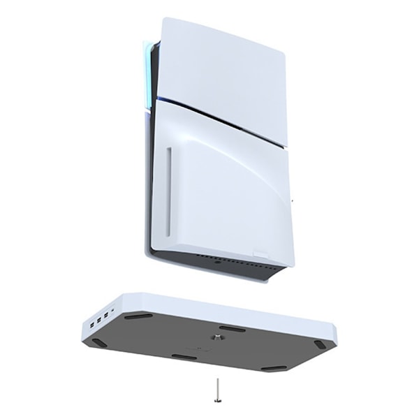 IPLAY Sony PS5 Slim Digital / Disc Edition jäähdytystelineeseen, kaksoisohjaimen latausaseman kuulokkeiden ripustin White
