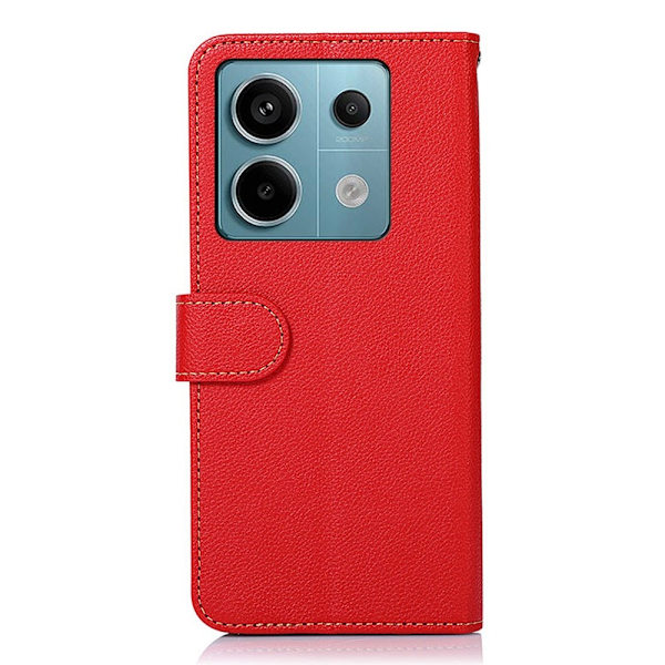 Til Xiaomi Redmi Note 13 Pro 5G Case Shell KHAZNEH Rød - sort Transparent