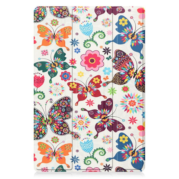 Kolminkertainen telinekotelo Samsung Galaxy Tab A8 10.5" (2021) - Perhoset Multicolor