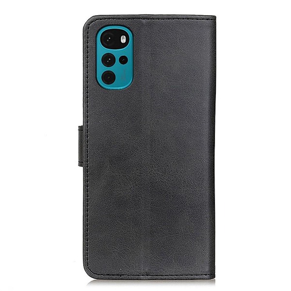 Vintage lompakkokotelo Motorola Moto G22/Moto E32s 4G - Musta Black