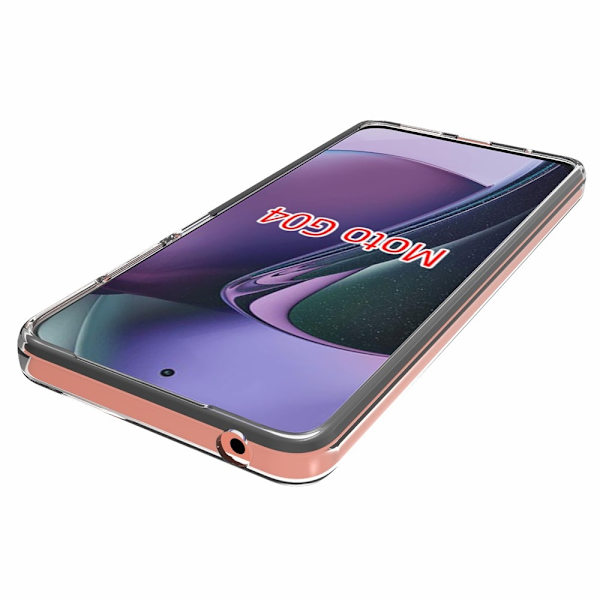 Motorola Moto G04 4G / G24 4G kotelolle TPU:n takakansi Transparent