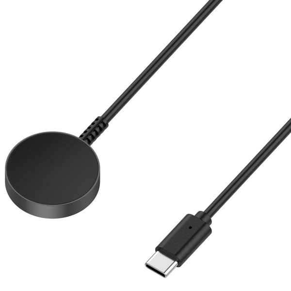 Til Samsung Galaxy Watch6 6 Classic 5 5 Pro 4 4 Klassisk oplader Black