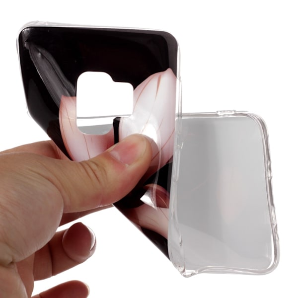 MTK Samsung Galaxy S9 SM-G960 TPU Marmor - Blomstrende Blomst