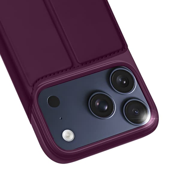DUX DUCIS Puhelinkotelo jalustalla iPhone 18 Pro / 17 Pro puhelimelle Purple
