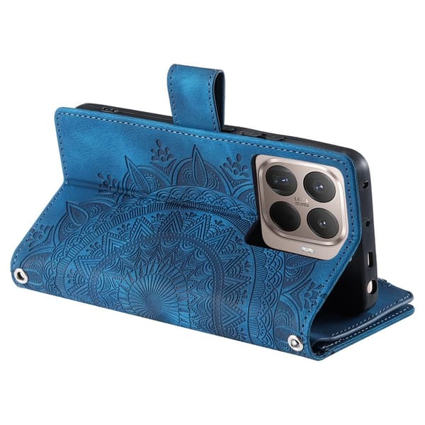 Xiaomi 17T Lompakkokotelo Mandala Blue