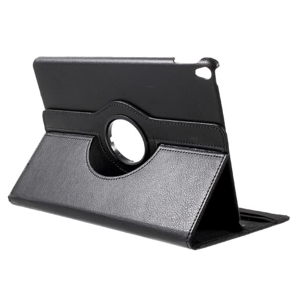 iPad Air 10.5 (2019)/Pro 10.5 (2017) 360 - roterende etui Litchi Grain - Sort Black