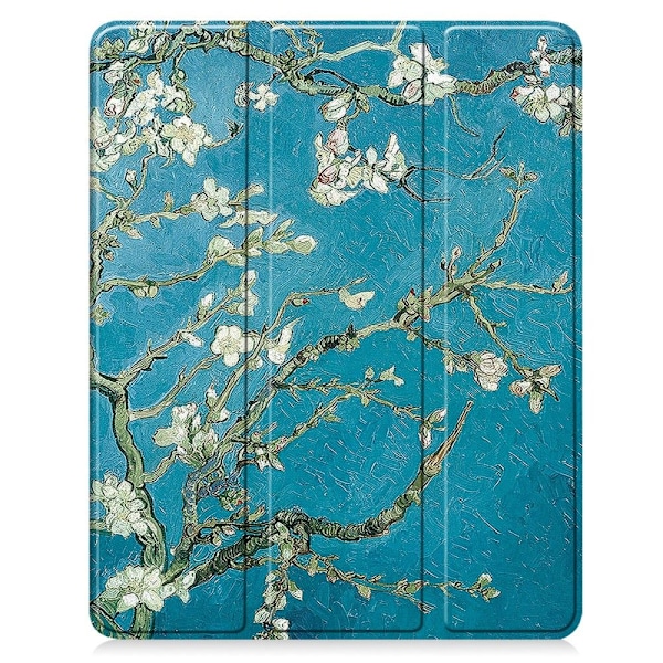 Till iPad Air 13 (2024) Slim fit tri-fold fodral Pennfack - Blossom multifärg