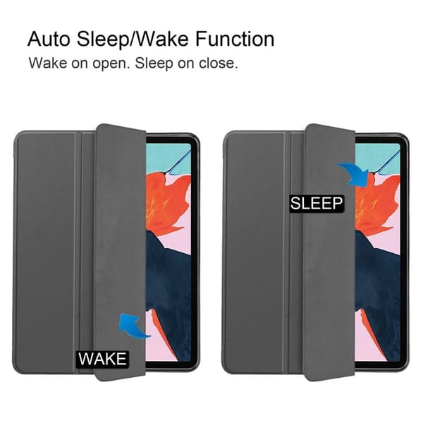 Apple iPad Air (2020) (2022) Slim fit tri - fold fodral - Grå grå