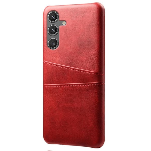 Til Samsung Galaxy S25 Deksel med 2 Spor Red