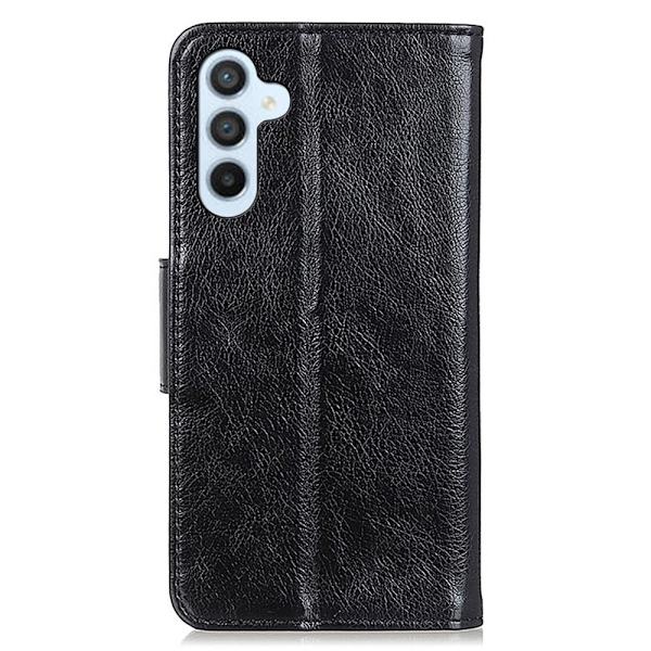 Till Samsung Galaxy A16  Plånboksfodral Textured Split - Svart Svart