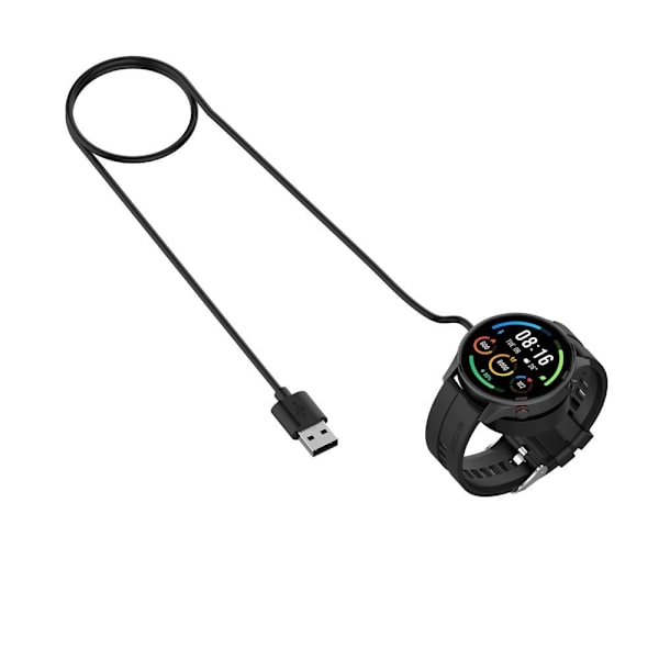 Xiaomi Mi Watch Color Sports 1m USB-latauskaapelin teline - musta Black