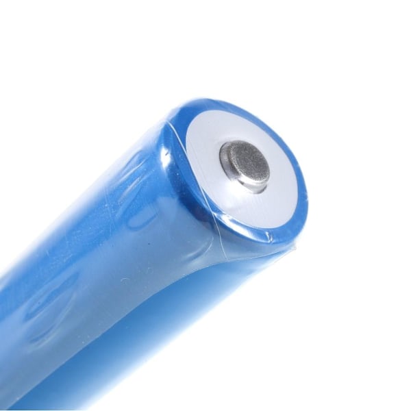 2stk 18650 oppladbart batteri 2200mAh 3.7V Blue
