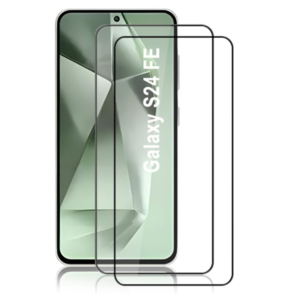 AMORUS till Samsung Galaxy S24 FE Härdat glas skärmskydd 2-Pack Transparent